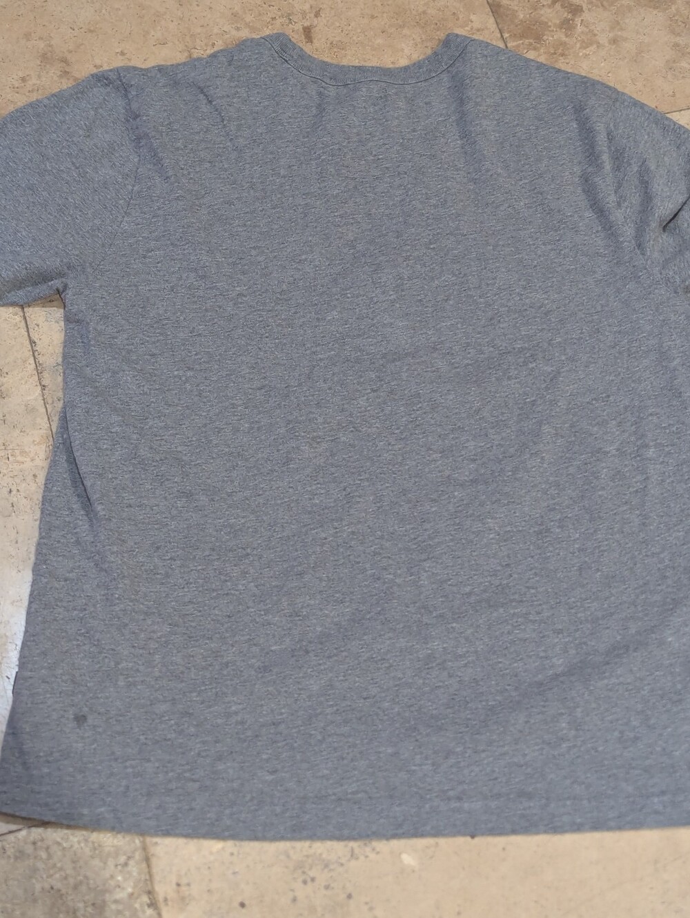 Men's Crew Neck Short Sleeve T-Shirt in Heather Gray